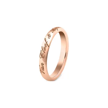Van Cleef & Arpels 18K Rose Gold, Metal Rings Unisex Rose Gold