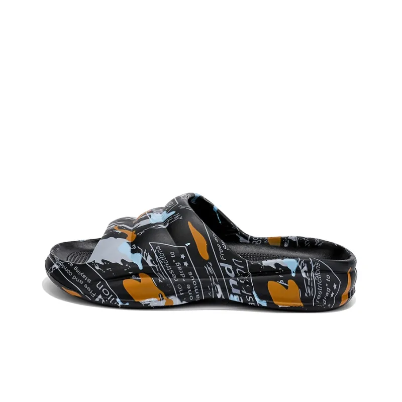 CariteSport EVA Quiet Slip Resistant Odor Resistant Abrasion Resistant Quick Dry Cushioning Slide Slippers Men's-4