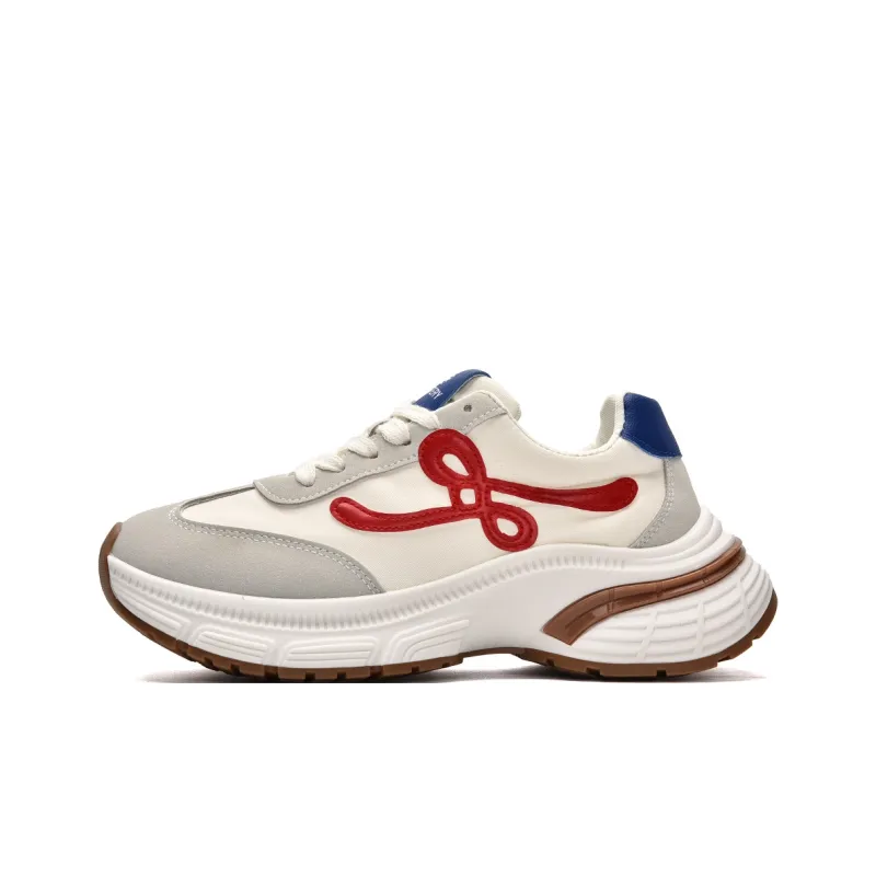 MISTERY Lightweight Anti Slip Low Top Chunky Sneakers Women's-6