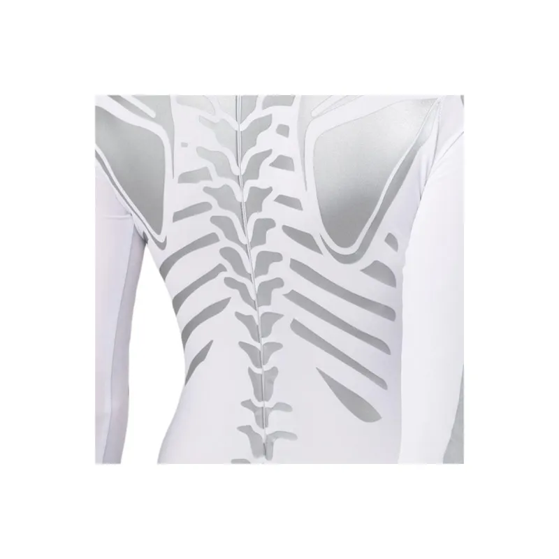 NATASHA ZINKO Skeleton print Playsuit-4
