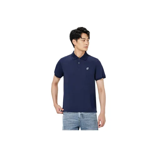 LESS IS MORE Polo Shirts Men Teal 25XTX1011Y