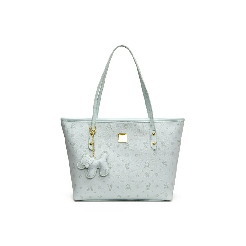 SUN EARTH &U PU Tote Bag, Shoulder Bag Regular Women's Multicolor-6