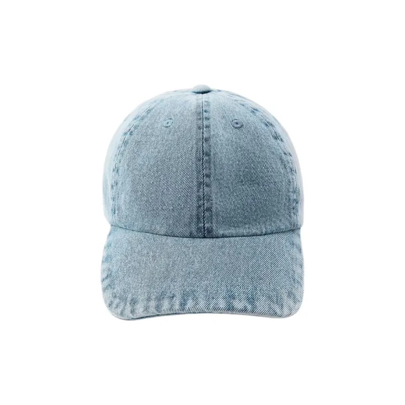 ZARA Cotton Baseball Caps Women's Blue-0