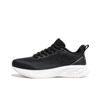 361° Slip Resistant And Breathable Low Top Casual Running Shoes Women's Black White