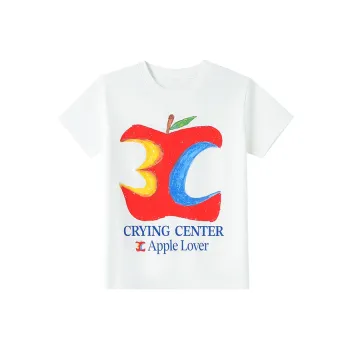 Crying Center T Shirts Women's White