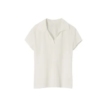 LUYOUYE T Shirts Women's Ecru