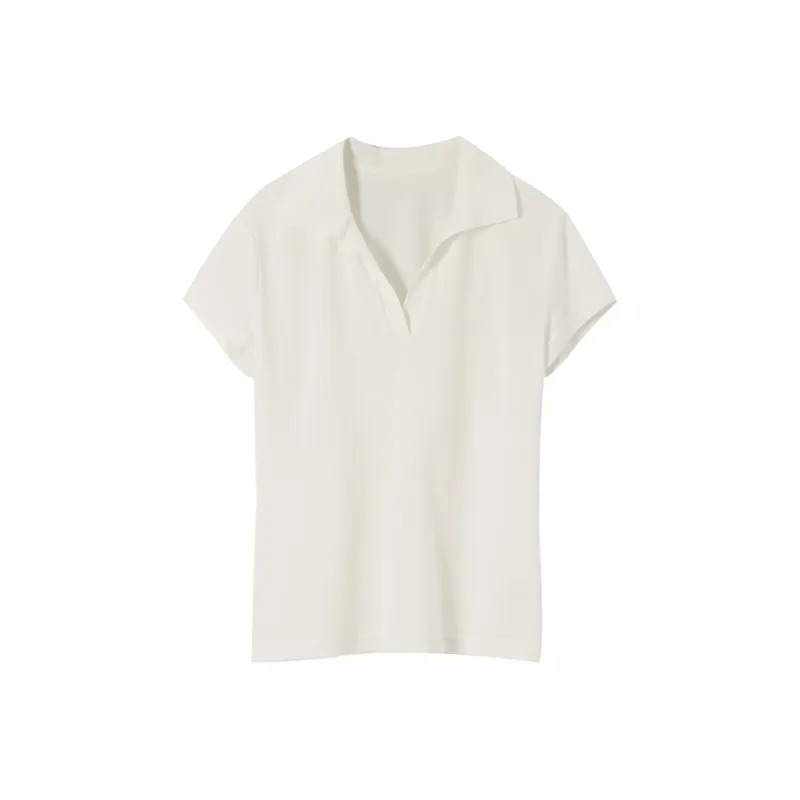 LUYOUYE T Shirts Women's Ecru-0