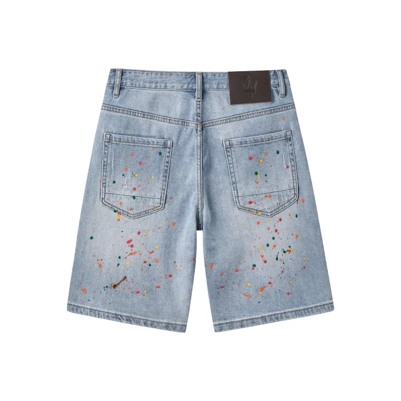 Maserati Denim Shorts Unisex-14