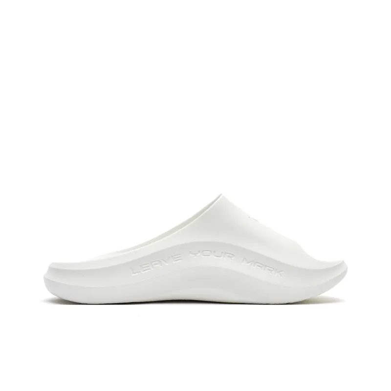 KELME Slip Resistant Abrasion Resistant Slide Slippers Unisex White-1