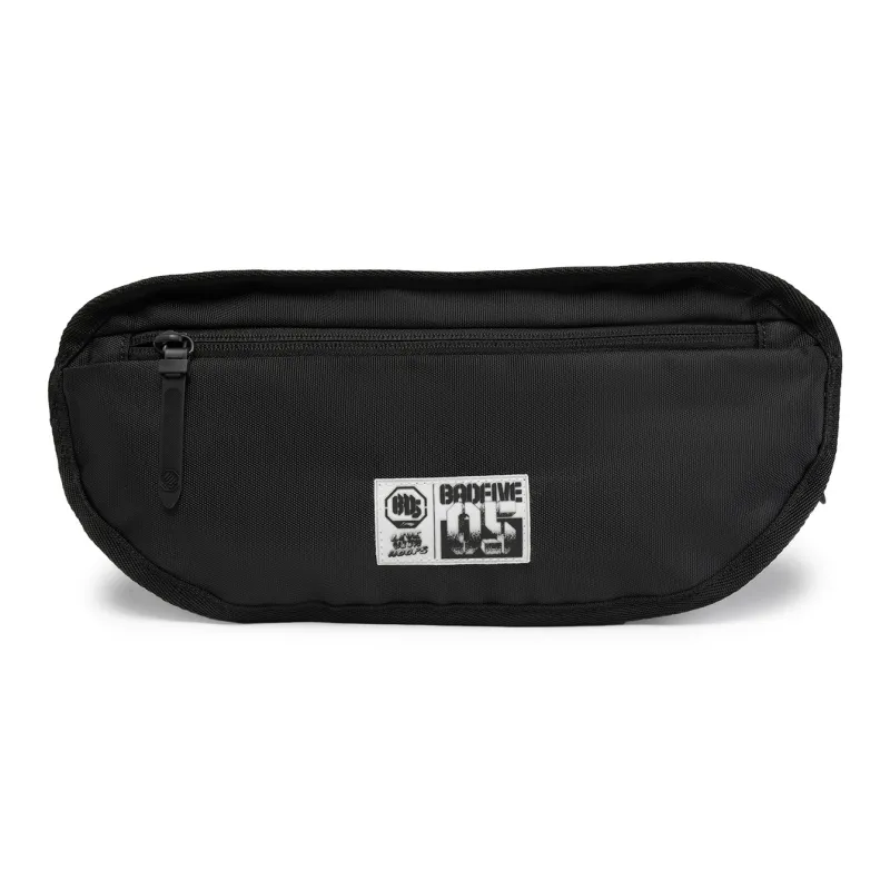 LiNing Polyester One Shoulder Crossbody Fanny Pack Unisex Black-1