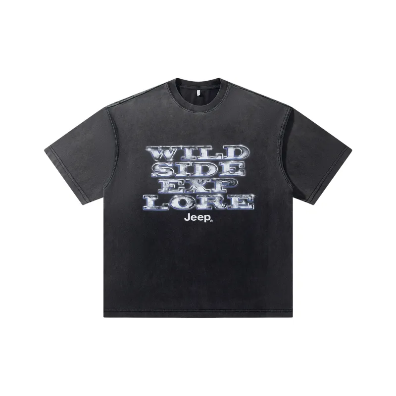 Jeep Yao Series T Shirt Unisex Black-0