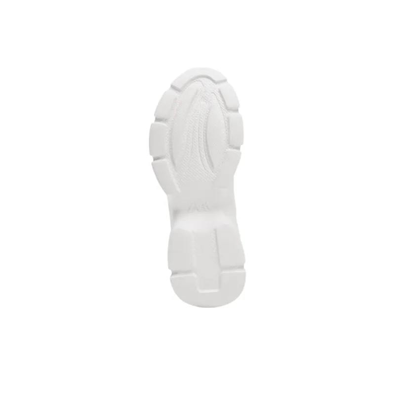 ZARA Low Top Chunky Sneakers Women's White-4
