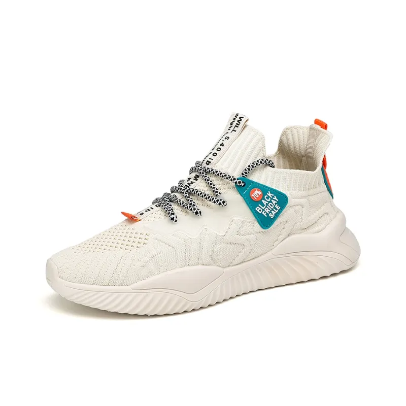 SUPEREDGE Breathable Lightweight Rebound Low Top Casual Shoes Men's-1