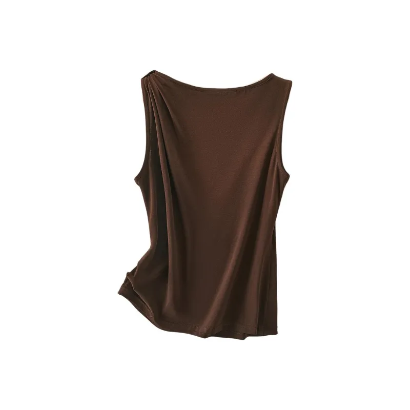 IHIMI Tank Tops Women's Coffee Brown-1