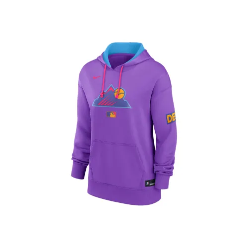Nike Colorado Rockies Authentic Collection City Connect Women's Nike Therma Mlb Pullover Hoodie