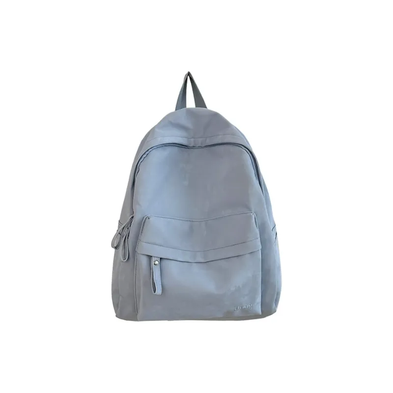 Yalu PU Backpack Regular Unisex White/Silver/Black/Blue/Pink-7