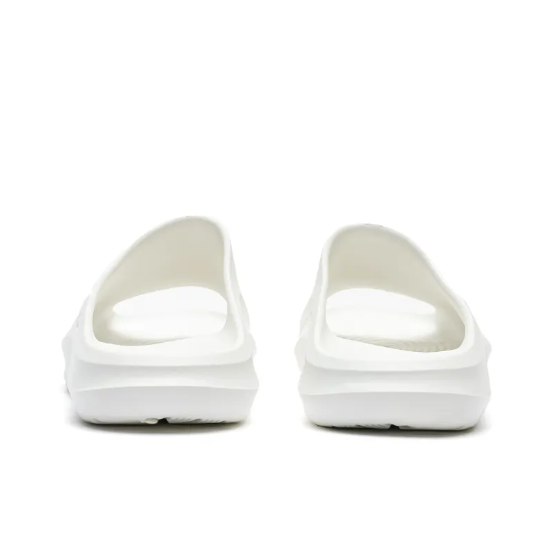KELME Slip Resistant Abrasion Resistant Slide Slippers Unisex White-3