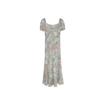 XIANGYING Short Sleeved Dress Women's