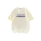 100% cotton (Light Beige with Gothic Purple Accent)