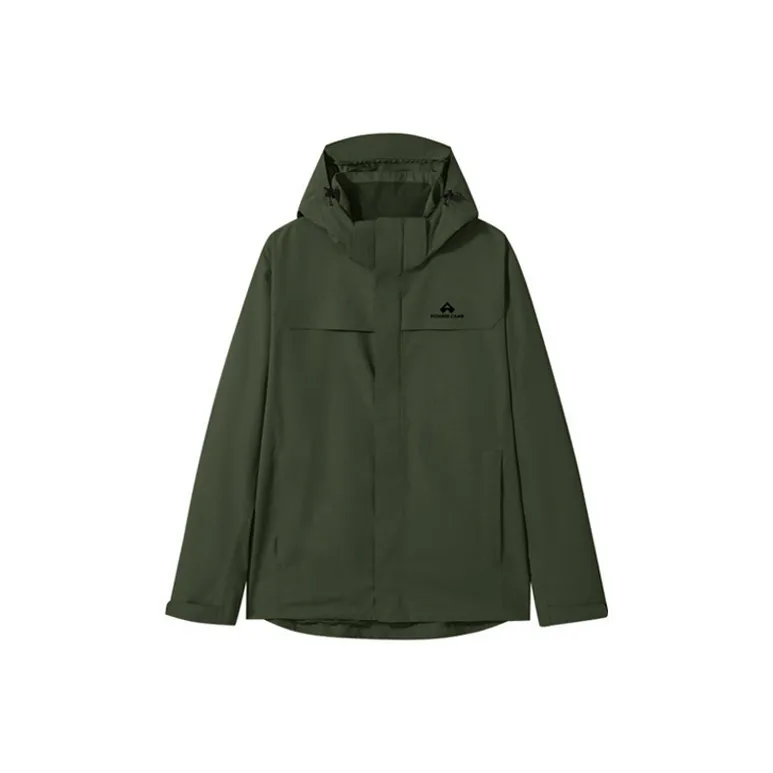 PIONEER CAMP Water-Resistant Windproof Breathable Wear-Resistant Warm Water-Repellent Windbreaker Jacket Unisex-90