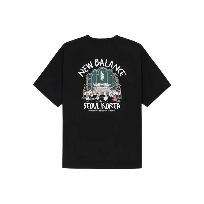 New Balance SEMI OVER FIT T Shirt Men's Black-1
