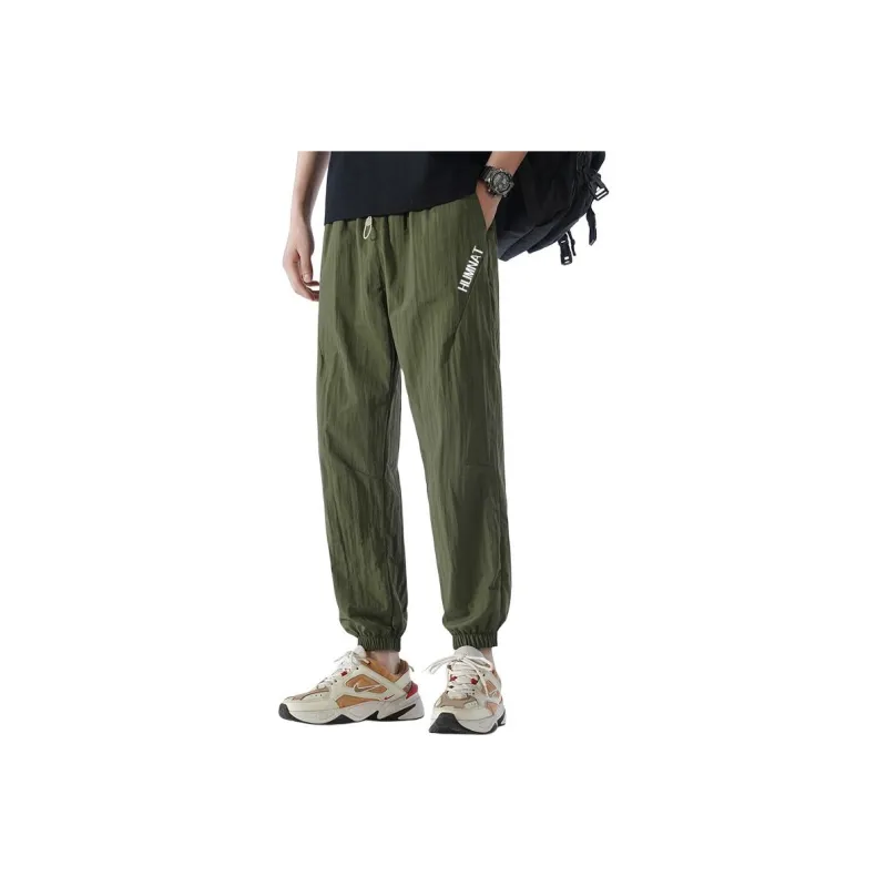 HUMNAT Summer Knitted Fabric Sports Casual Pants Unisex-7