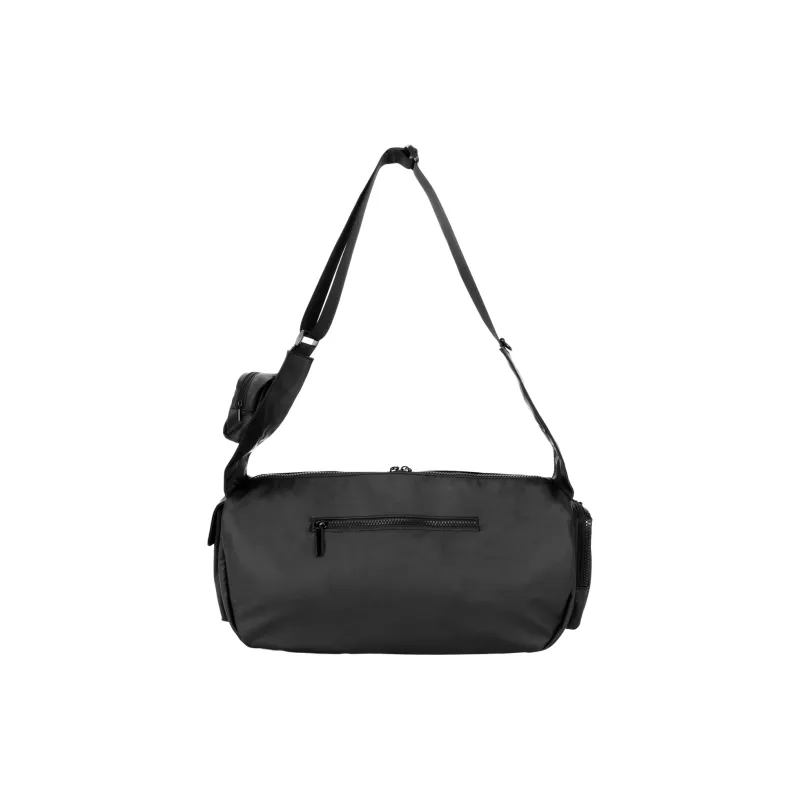 Jeep Oxford Shoulder Bag, Crossbody Bag Unisex Black-2