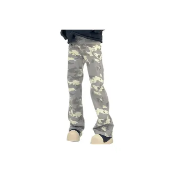 RASHOMONG Jeans Unisex Camouflage