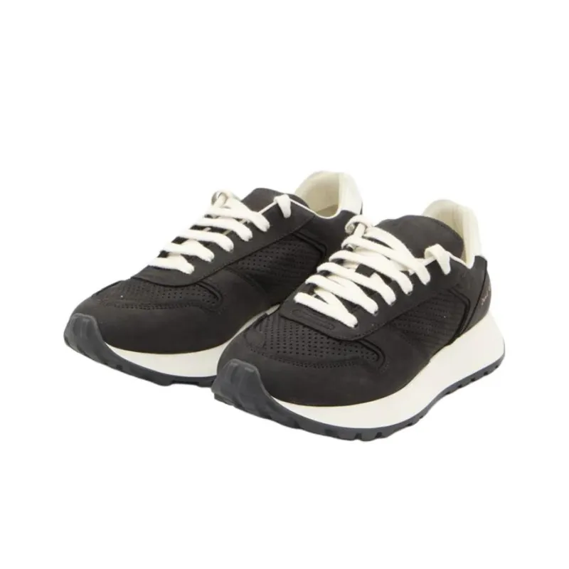 COMMON PROJECTS Track Premium Low Top Casual Shoes Men's Black-3
