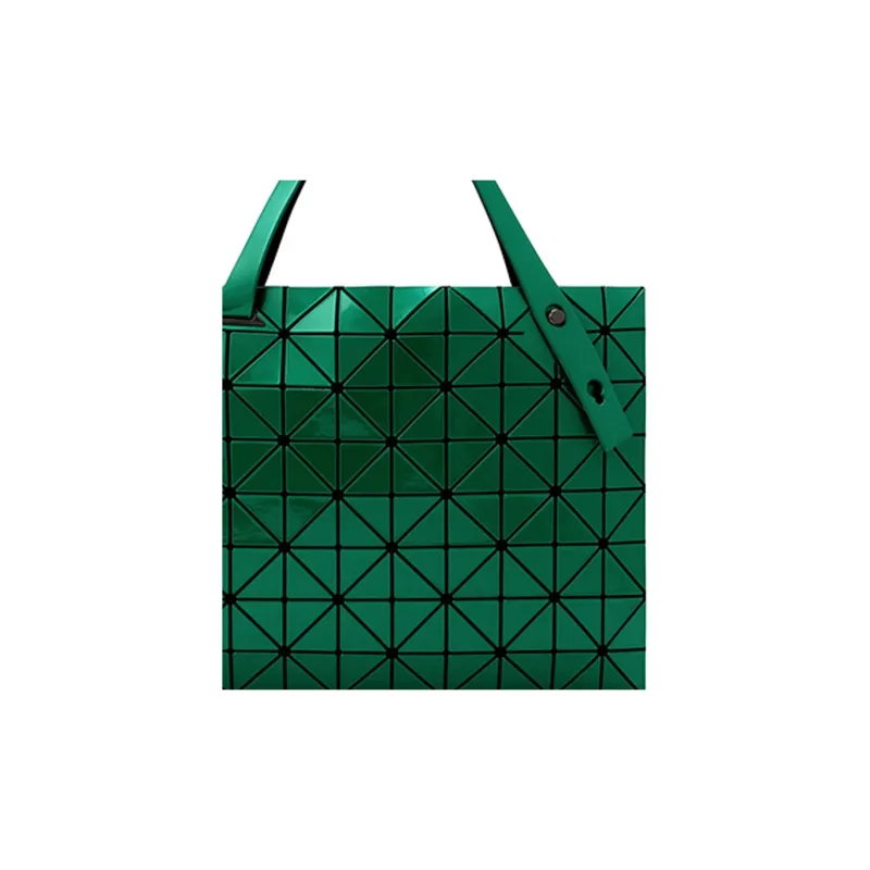 ISSEY MIYAKE Carton PVC Tote Bag, Shopping Bag, Handbag, Shoulder Bag Women's Green-1