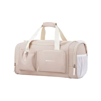 361° Nylon Fabric Gym Bag Large Size Women's Pink