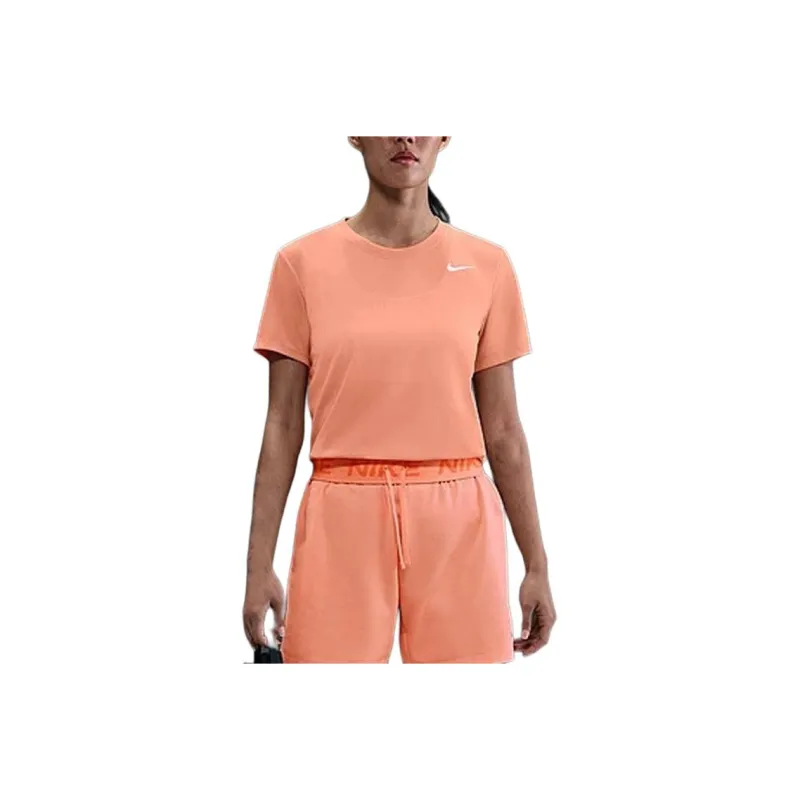 Nike Clothing T Shirts Women's Orange-0