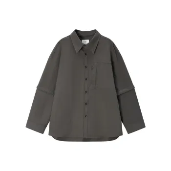 RIVER STONE Shirts Men Dark Gray