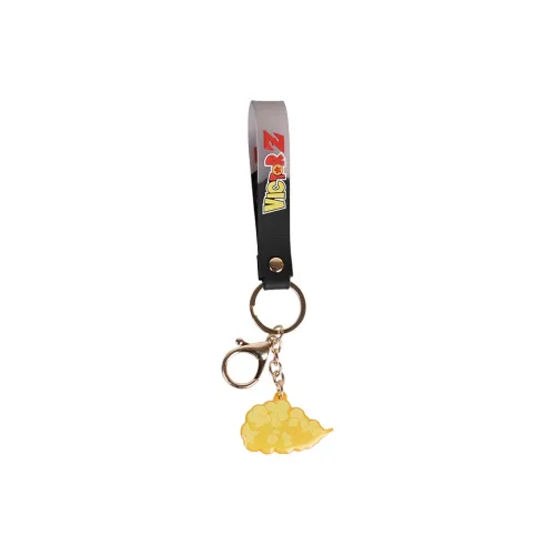 VICTOR Badminton Souvenirs 3×1.5×16cm Black Yellow Zinc Alloy+PVC Unisex Keychain