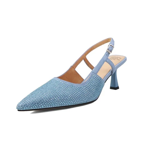 JIUXINGDAO Slim Heel High Heels Women's-5