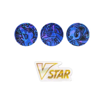 POKEMON Cyndaquil, Lucario, Manaphy Collectible Trading Card Game PTCG Coin VSTAR Mark A Set Card Accessories Whole Box