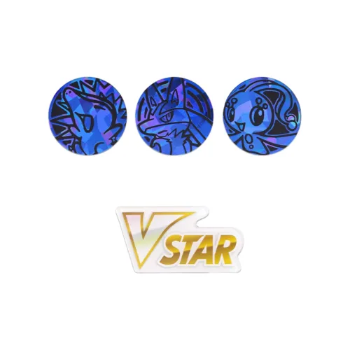 POKEMON Cyndaquil, Lucario, Manaphy Collectible Trading Card Game PTCG Coin VSTAR Mark A Set Card Accessories Whole Box