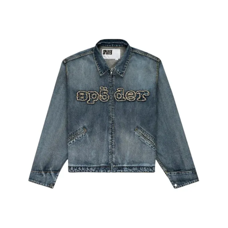 Sp5der Denim Work Jacket-0