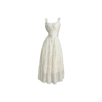 PAZZO Slip Dresses Women's Beige Apricot