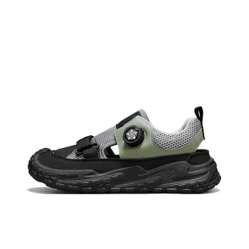 TELENT Odor Resistant Quick Dry Lightweight River Trekking Shoes Men's Black Gray Green
