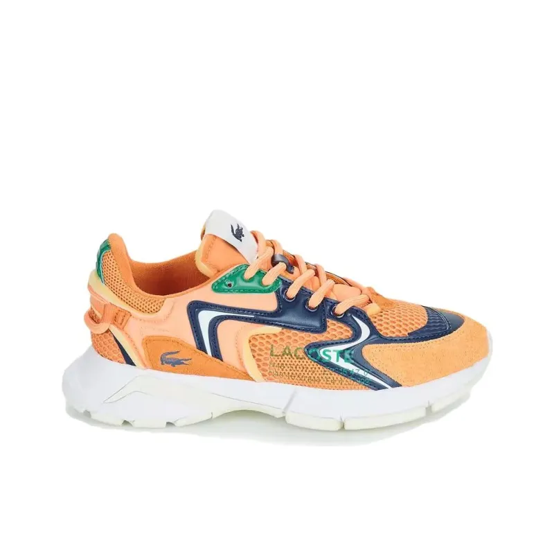 LACOSTE L003 Neo Anti Slip Wear Resistant Low Top Casual Shoes Women's Orange-1
