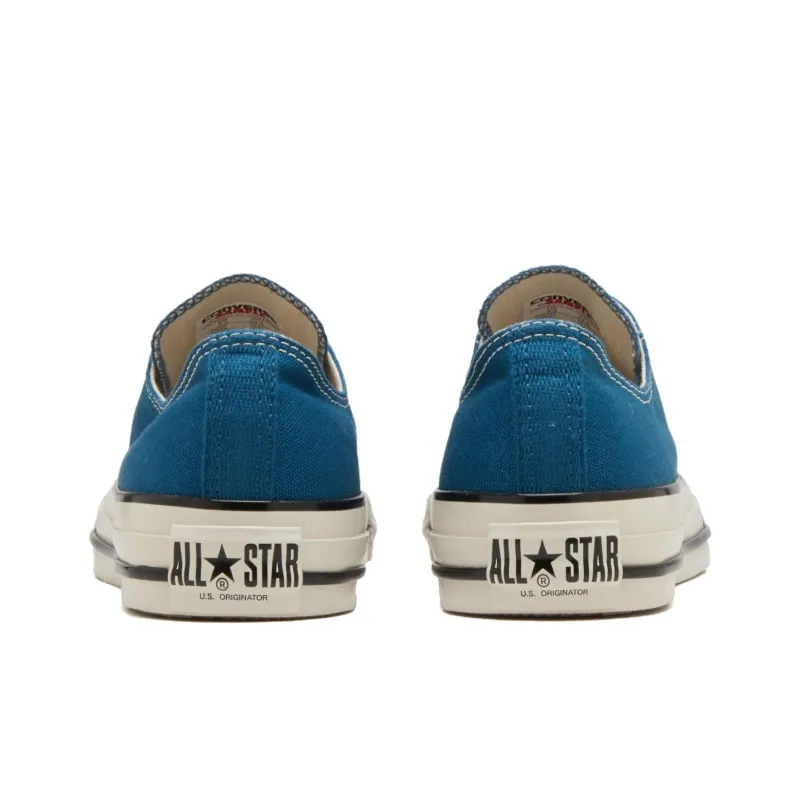 Converse All Star Anti Slip Wear Resistant Low Top Canvas Shoes Unisex Marine Blue-4