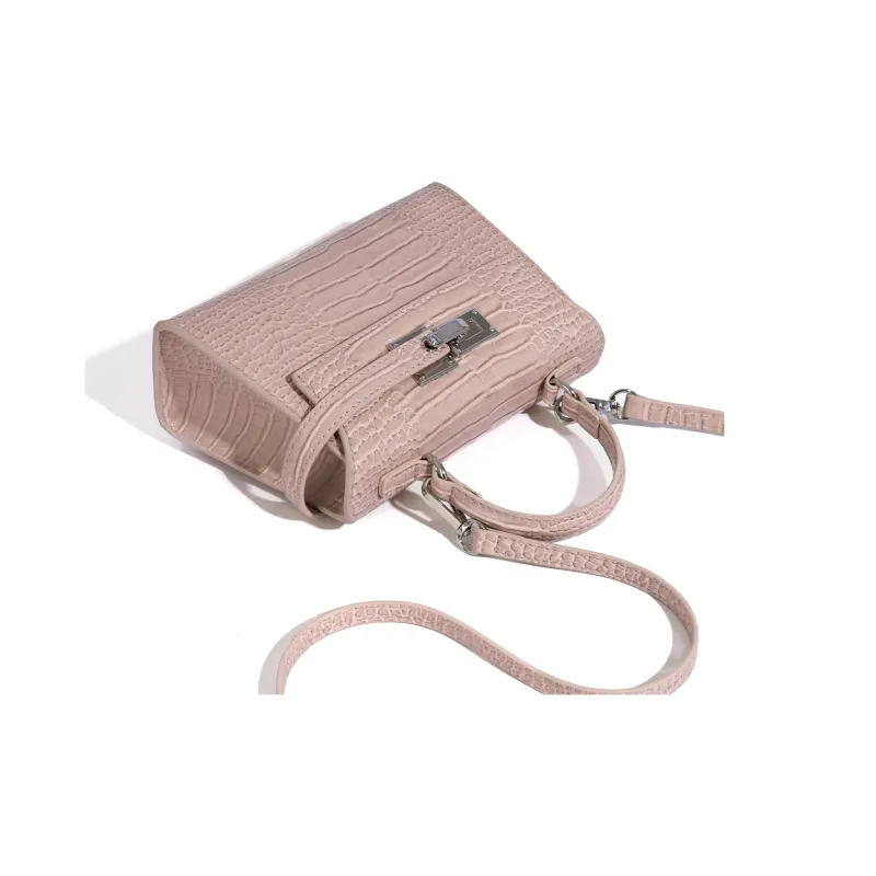 BOBDOG PU Handbag, Crossbody Bag Trumpets Women's Pink/Black/Ecru-3