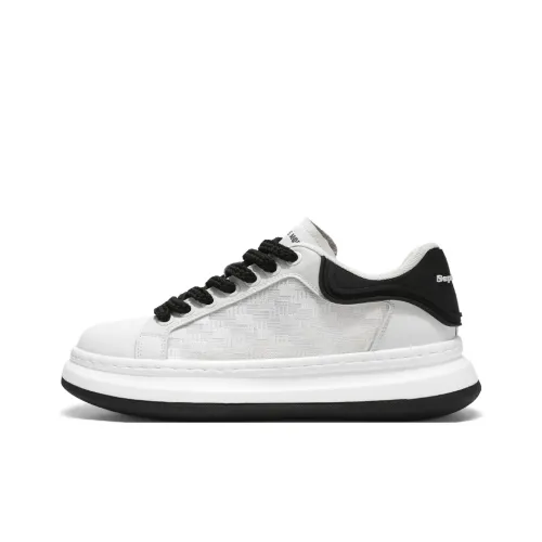 AD Slip Resistant Height Increasing Low Top Skateboard Shoes Men's