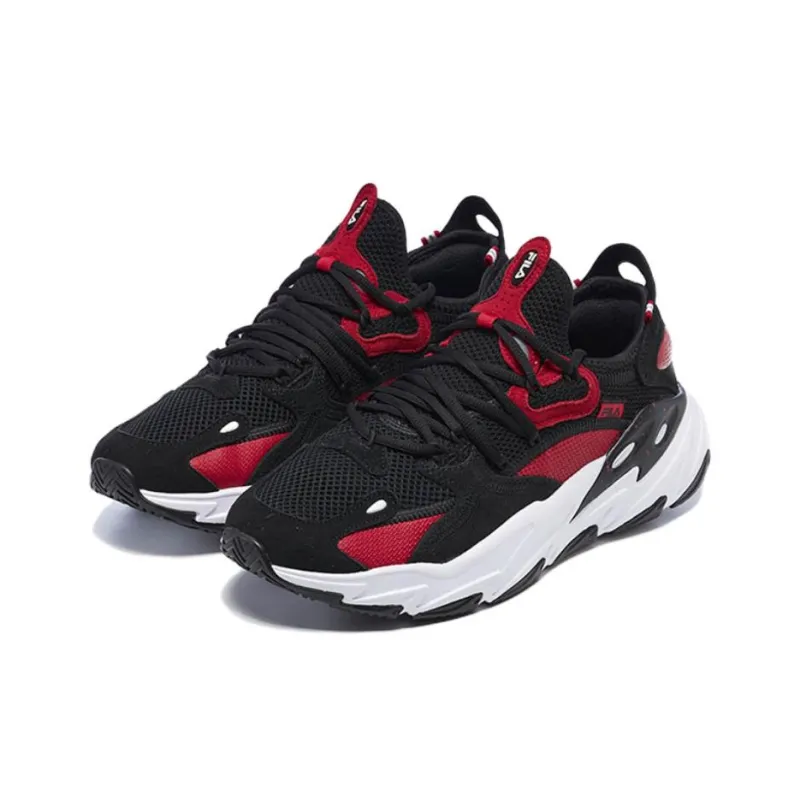 FILA Ray Tracer Evo 2 Anti Slip Wear Resistant Low Top Casual Shoes Men's Black-1
