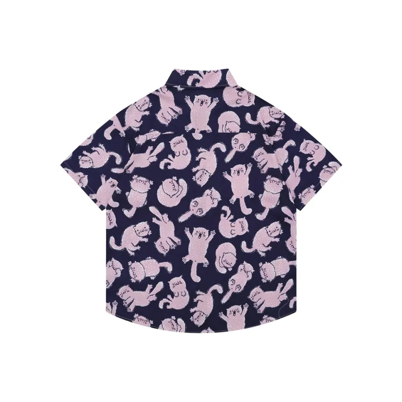 CASAMIA Shirts Unisex Dark Blue-1