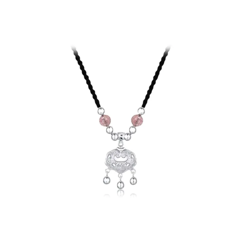 LuluCanaan Glass Cat Eye Necklaces Women's-0