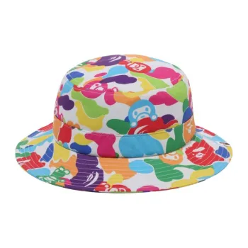 A BATHING APE Polyester Bucket Hats Kids' Multicolor