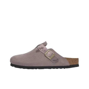 Birkenstock Boston Braided EVA Abrasion Resistant Closed Toe Slippers Women's Purple Regular Loose Fit