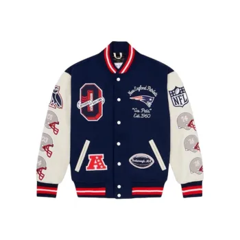 October's Very Own X Nfl New England Patriots Varsity Jacket